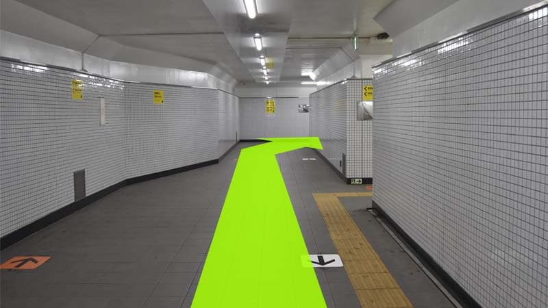 地下鉄「渋谷ヒカリエ1改札」方面からのアクセス