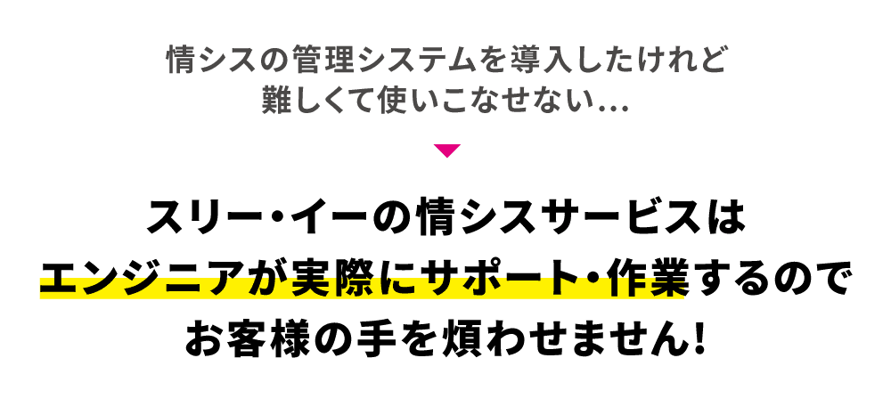 エンジニアが実際にサポート・作業